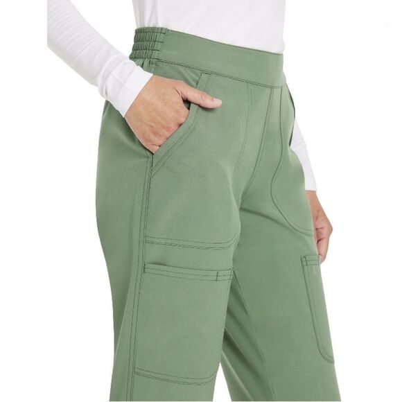 Fashion Stretch Pull-On Straight Leg Cargo Scrub Pants Size 3X - Picture 6 of 9